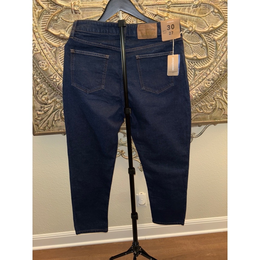 Patagonia Women's Straight Fit Jeans Dark Wash Denim Size 30x27 NWT - Picture 5 of 5